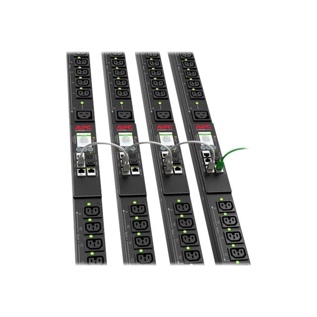 APC by Schneider Electric Rack PDU - Switched - ZeroU, 16A, 230V, (21) C13 & (3) C19, IEC309 Cord