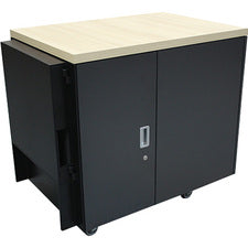 APC by Schneider Electric NetShelter CX 18U Rack Cabinet - 482.60 mm Rack Width - Oak, Grey