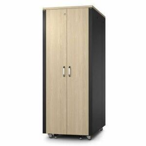APC NetShelter Soundproof, Server Rack Enclosure, 230V, Maple