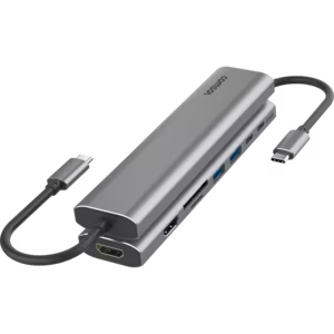 USB-C to Dual HDMI 1080p with Card Reader