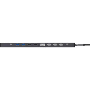 USB-C to Triple 4K HDMI Monitor Docking Station