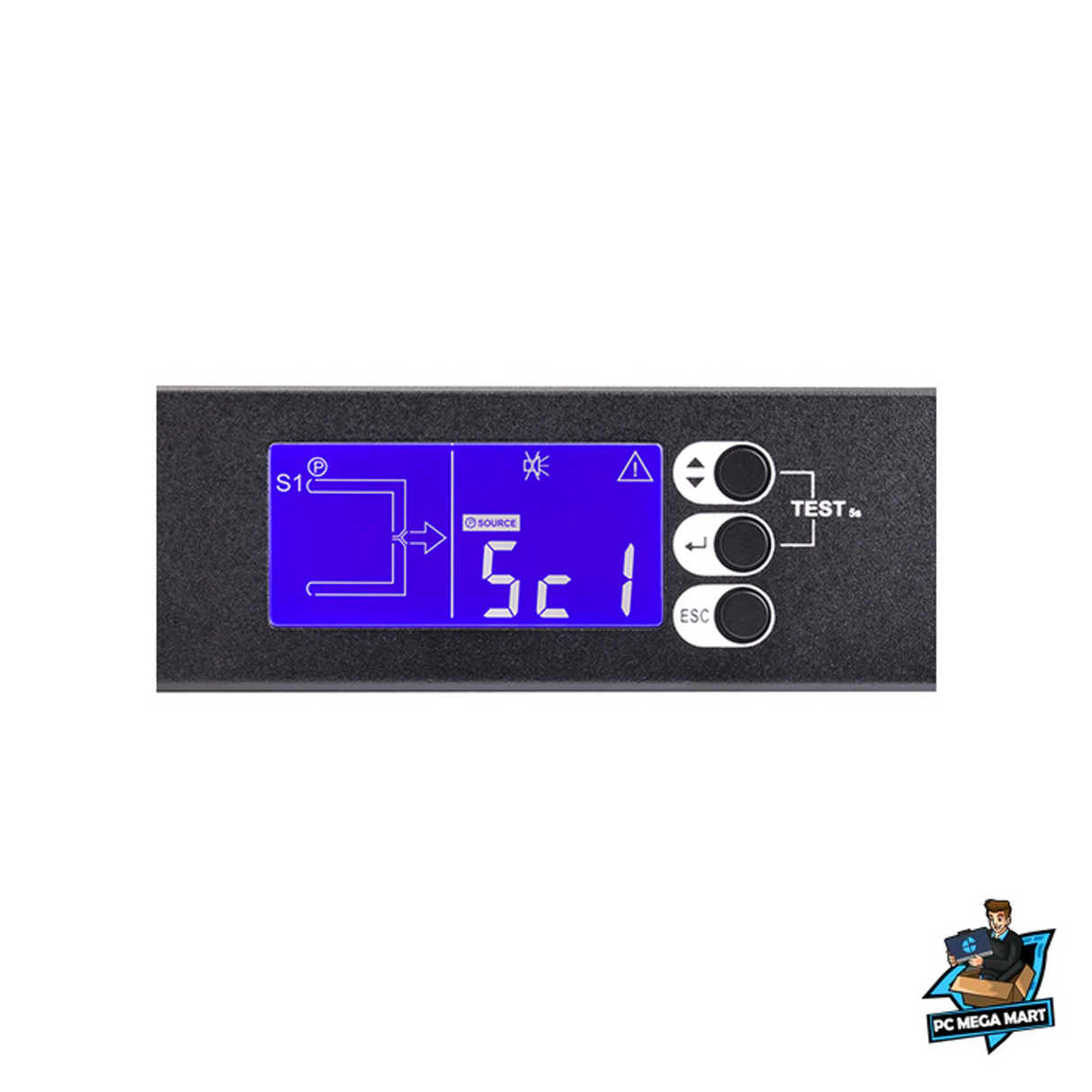 Eaton ATS w/Serial Port - (2)C20 16A Input, (8)C13, (1)C19 Outlets