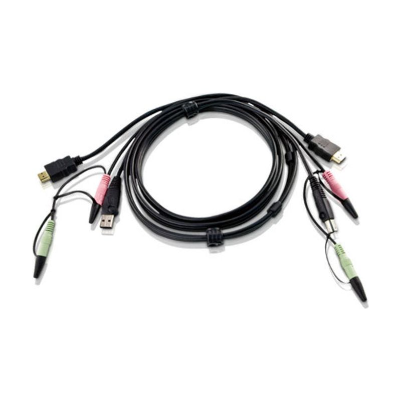 Aten KVM Cable 1.8m with HDMI, USB & Audio to HDMI, USB & Audio