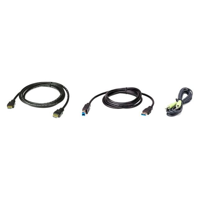Aten 2L-7D02UHX3 KVM Cable 1.8m with HDMI, USB & Audio to HDMI, USB & Audio