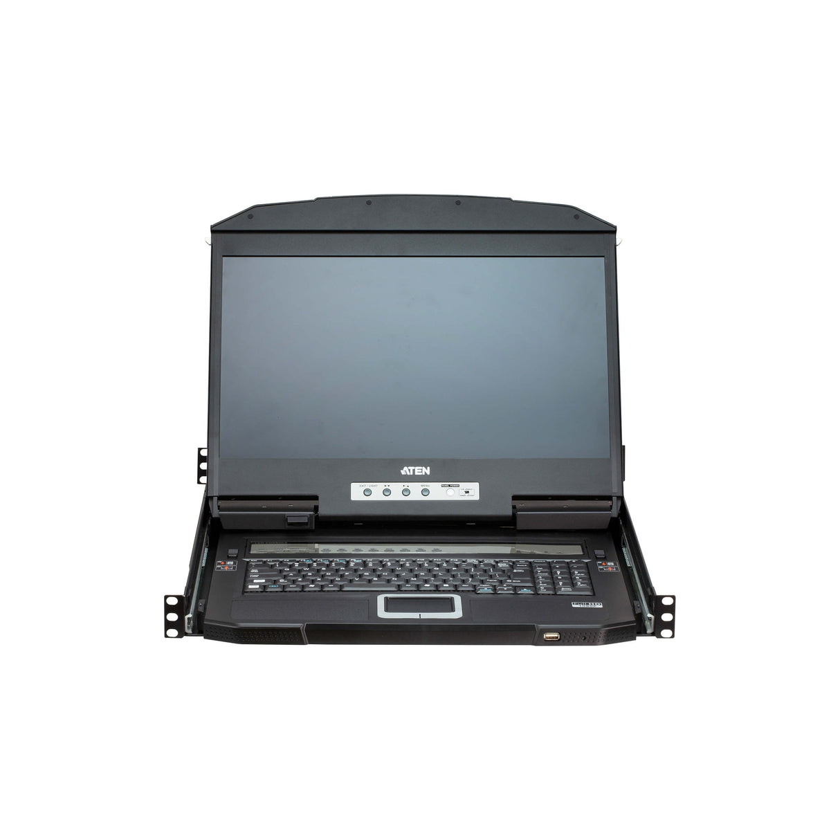 Aten 18.5' Short Depth 4-Port HDMI LCD KVM, Dual Rail and widescreen support, Superior video quality, Video DynaSync™, EDID Expert™ , Auto Scan mode