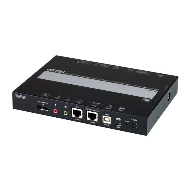 Aten CN9950 1-Local/Remote Share Access Single Port 4K DisplayPort KVM over IP Switch