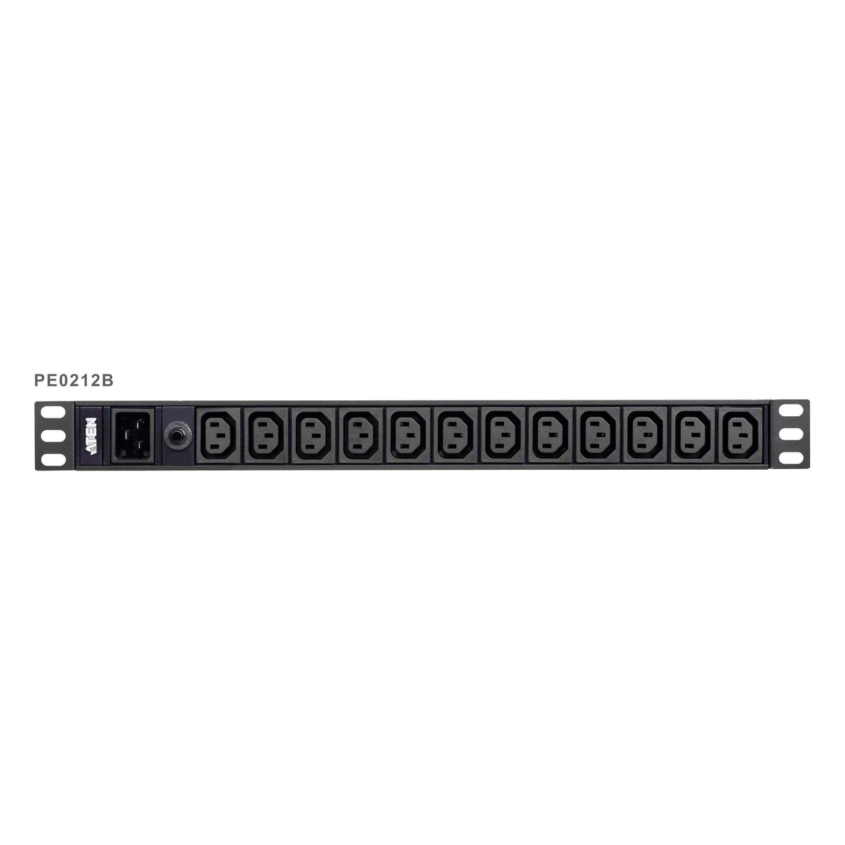 Aten 12-Port 15A Power Distriubiton Unit - Basic PDU, 1U Rackmount Design 12x C13, Overload protection