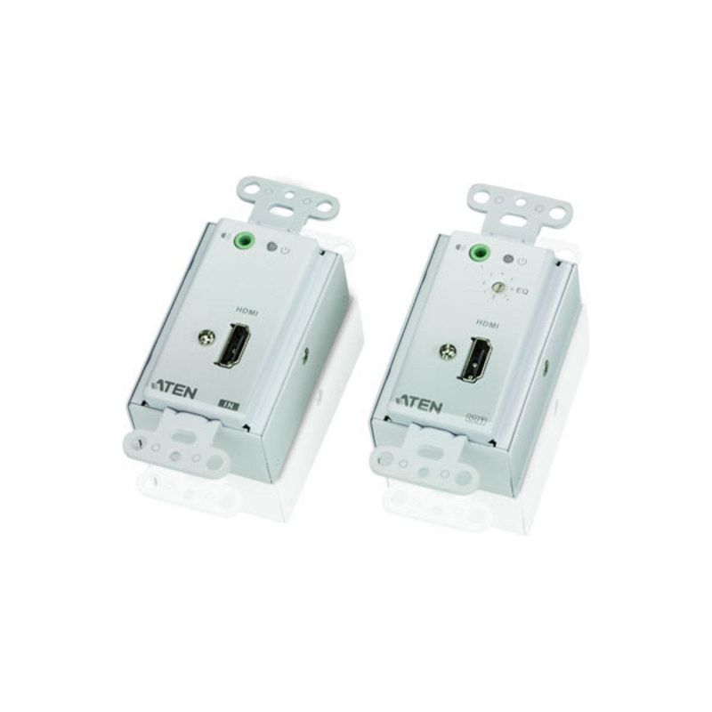 Aten HDMI Over Cat 5 Extender Wall Plate - up to 1080p@60Hz (40m), 1080i@60Hz (60m)' (PROJECT)