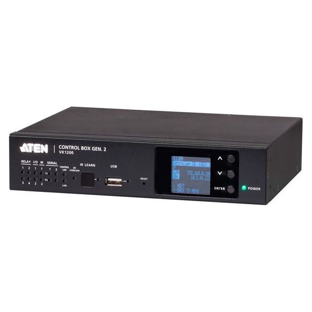 Aten VK1200 Control System - Compact Control Box Gen 2., High performance with Quad-core CPU, Dual, isolated LAN for secured communication