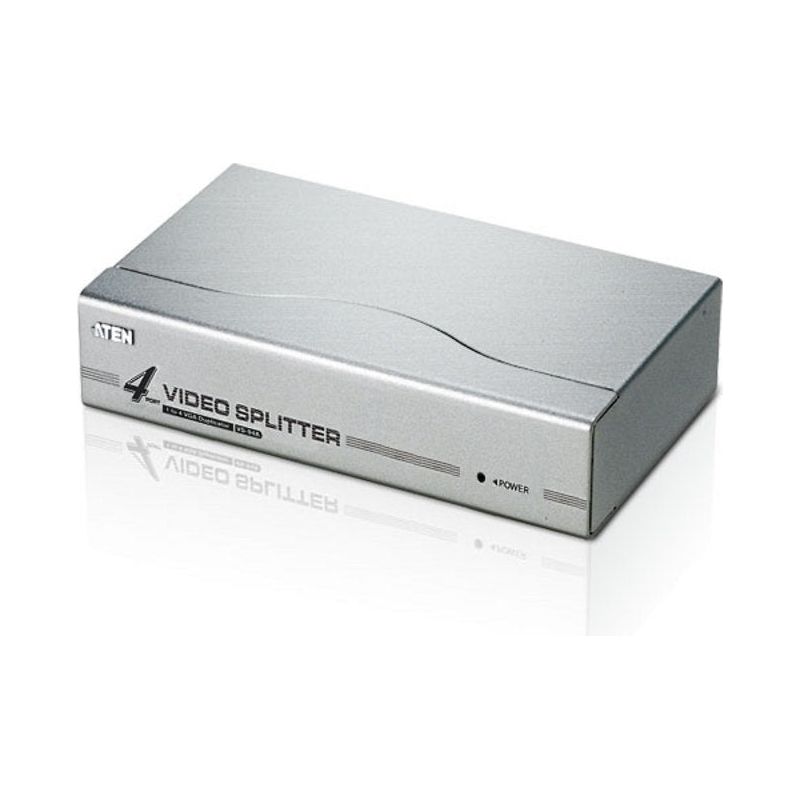 Aten Video Splitter 4 Port VGA Splitter 350MHz, 1920x1440@60Hz Max, Cascadable to 3 levels (Up to 64 Outputs)