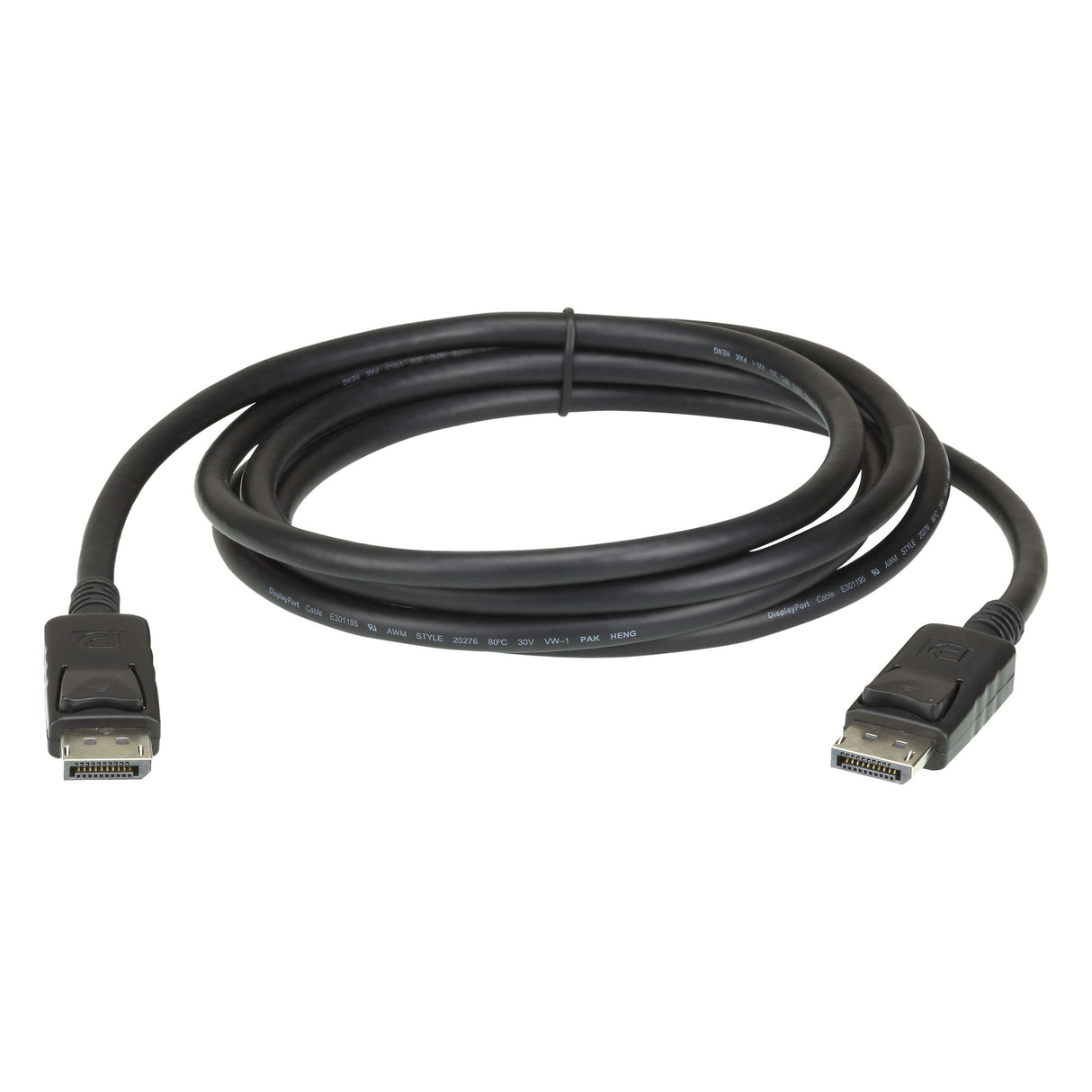 Aten 4.6m DisplayPort Cable, supports up to 4K (3840 x 2160 @ 60Hz), DP 1.2, High Bit Rate 3 (HBR3) bandwidth of 21.6 Gbps