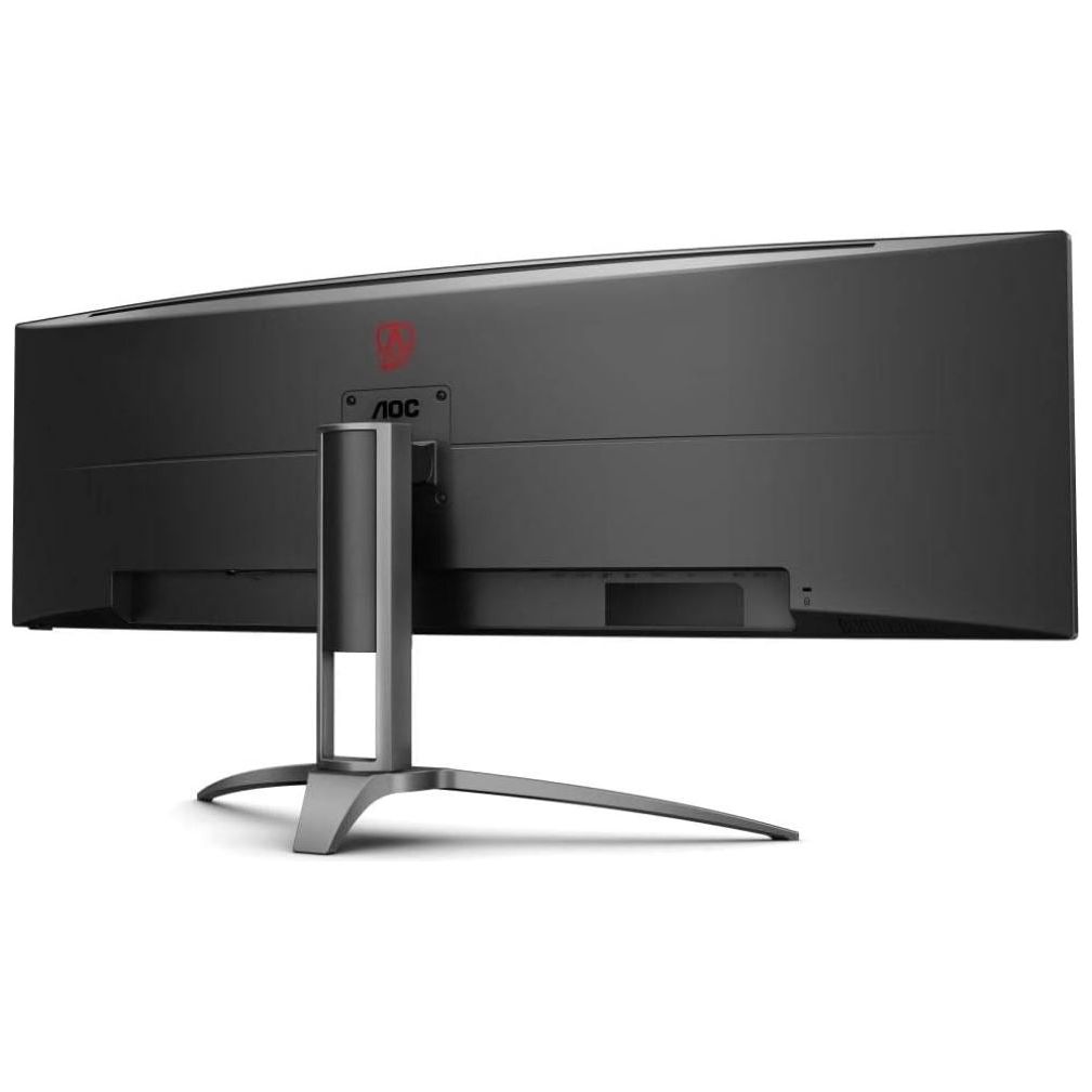 AOC 49" Curved 1800R, 5120X1440 DQHD, 32:9, Adaptive Sync, HDR 400,1ms, 165Hz ,3x HDMI,1x DP,USB-C , Speaker, HAS, KVM ultra wide monitor