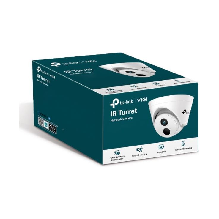 TP-Link VIGI 4MP C440I(2.8mm) IR Turret Network Camera, 2.8mm Lens, Corridor Mode, Smart Detection, 3YW
