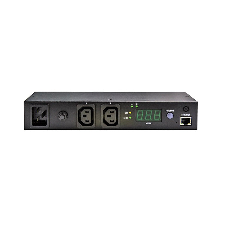 PowerShield RPSW-10A2 Dynamic Network Switch PDU, 2 x 10A IEC Output, 20A Inlet Plug, provides efficient power distribution for network switches