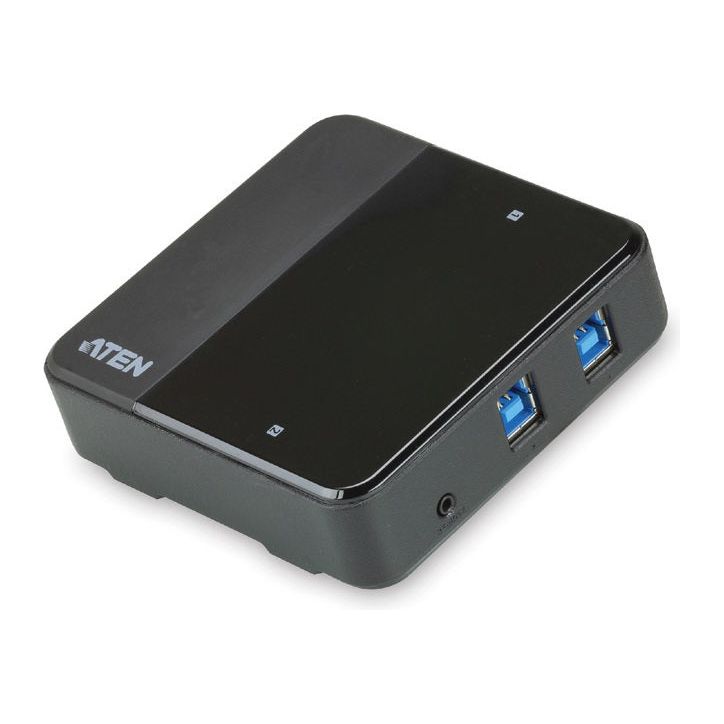 Aten Peripheral Switch 2x4 USB 3.1 Gen1, 2x PC, 4x USB 3.1 Gen1 Ports, Remote Port Selector, Plug and Play