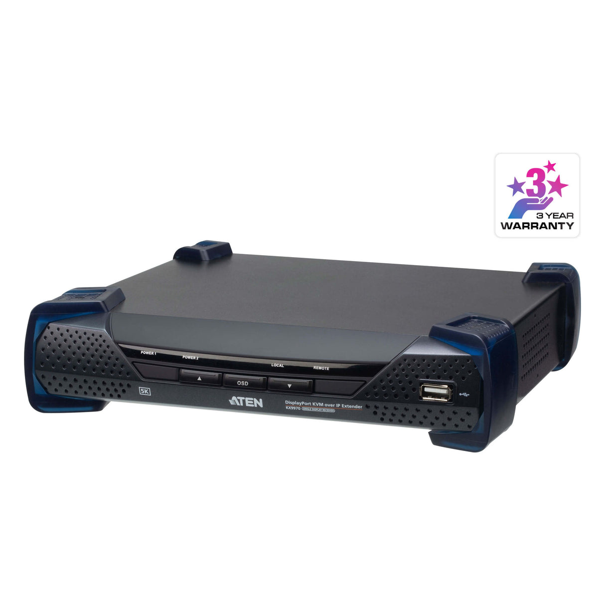 ATEN 5K DisplayPort Dual Display KVM over IP Transmitter