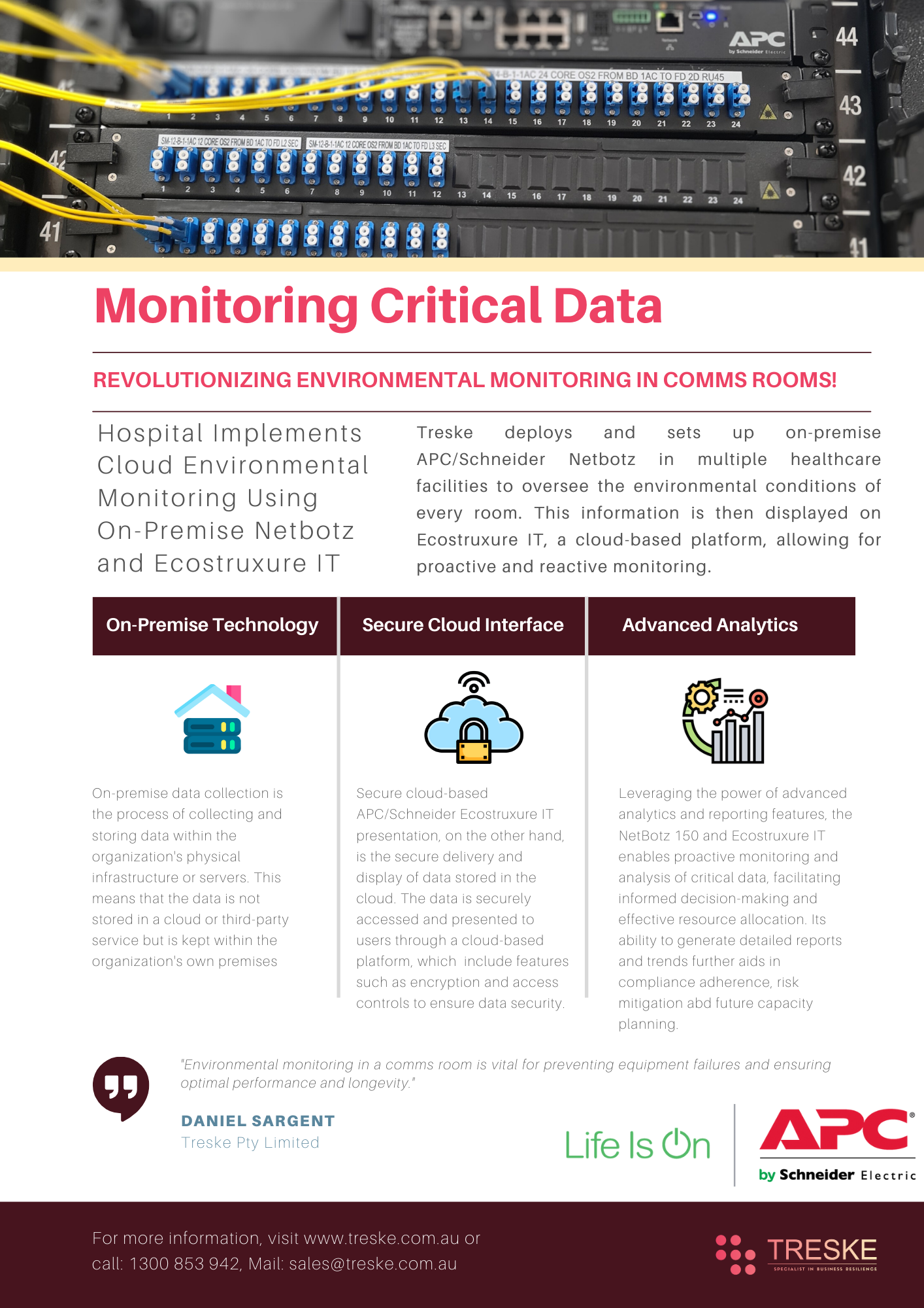 Monitoring Critical Data