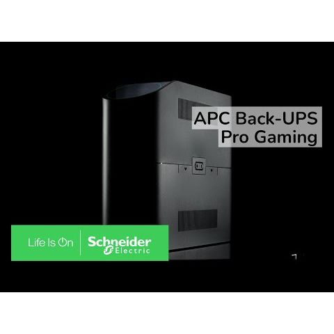 APC Back-UPS Pro for Gaming, Back-UPS Pro, 2200VA/1320W, Tower, 230V, 6x Australian outlets, RGB Lights, Pure Sine Wave, Midnight (Black)