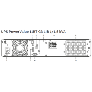 ABB PowerValue 11  G3 LIB Rack Tower 1-3kva  Online UPS Lithium