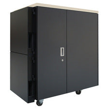 APC by Schneider Electric NetShelter CX 24U Rack Cabinet - 482.60 mm Rack Width - Grey