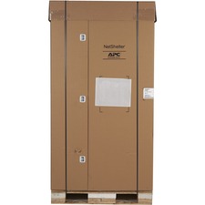 APC by Schneider Electric NetShelter SX AR3300SP 42U Rack Cabinet - 482.60 mm Rack Width x 1048 mm Rack Depth - Black