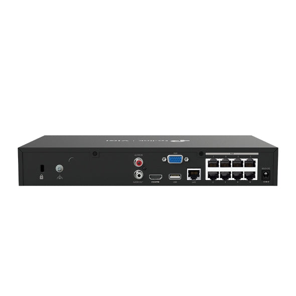 TP-Link VIGI NVR1008H-8P 8 Channel PoE+ Network Video Recorder, 53W PoE Budget, H.265+, 4K Video Output & 16MP Decoding Capacity (HDD Not Included)