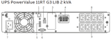 ABB PowerValue 11  G3 LIB Rack Tower 1-3kva  Online UPS Lithium