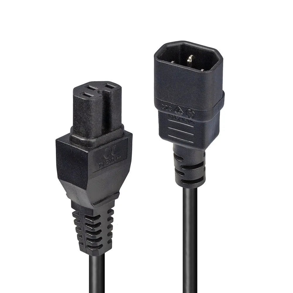 Blupeak High Temp Power Cable C14 Male to C15 Female