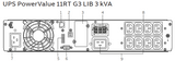 ABB PowerValue 11  G3 LIB Rack Tower 1-3kva  Online UPS Lithium