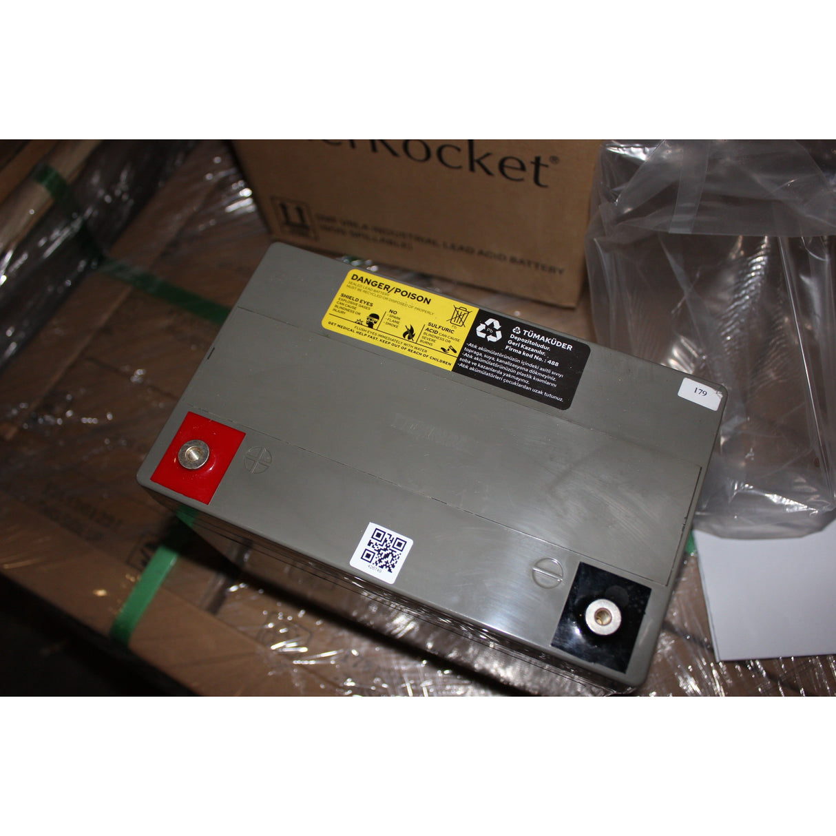 EnerRocket ES 55-12FR (12V FR – 55Ah) Battery Loose