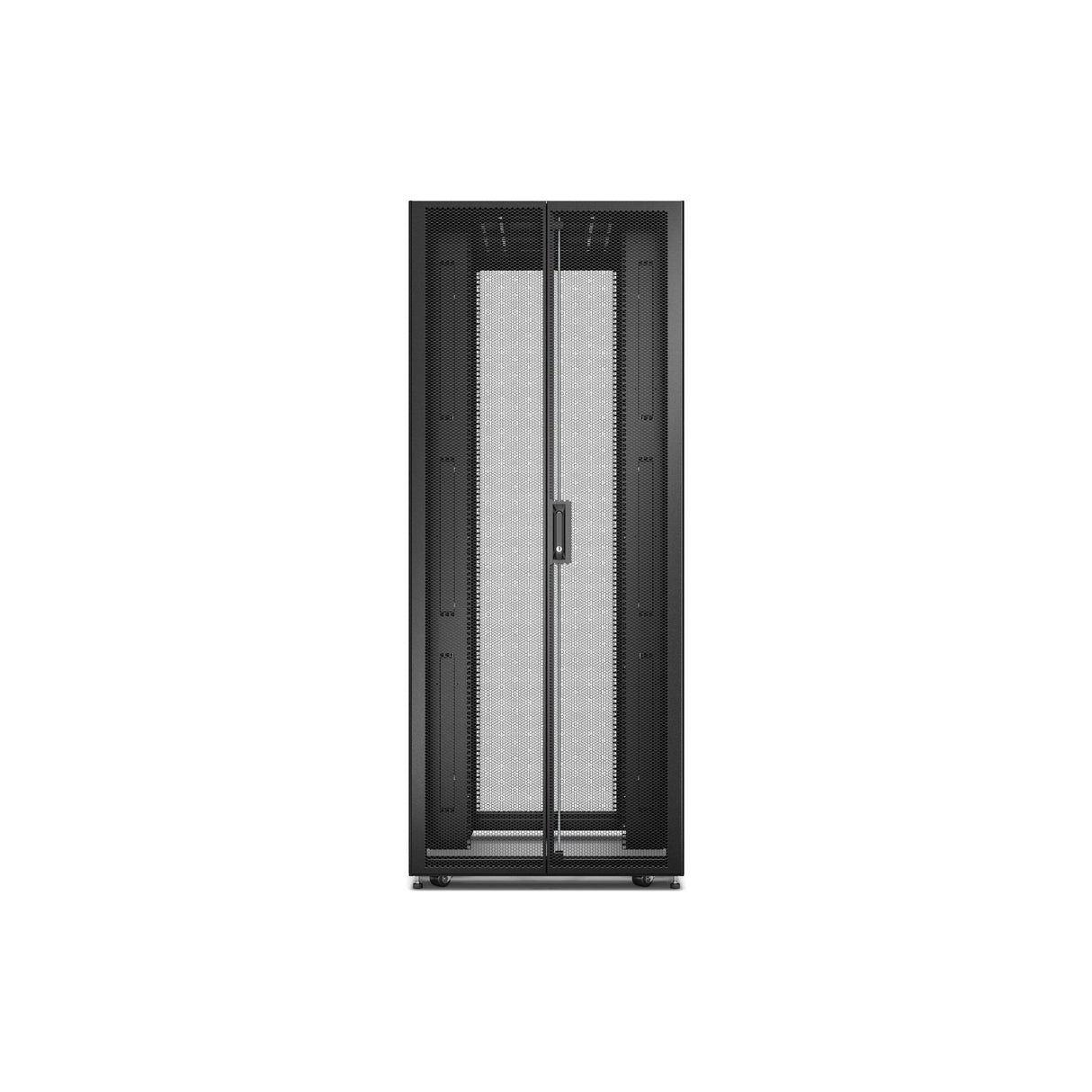 APC by Schneider Electric Easy 48U Floor Standing Enclosed Cabinet Rack Cabinet - 482.60 mm Rack Width x 939.80 mm Rack Depth - Black - 599.65 kg Dynamic/Rolling Weight Capacity - 1199.75 kg Static/Stationary Weight Capacity