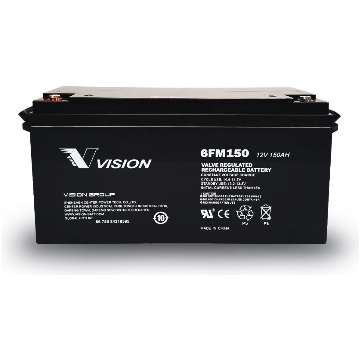 Vision 6FM Series High Temp Battery