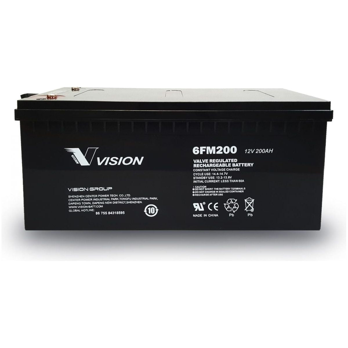 Vision 6FM Series High Temp Battery