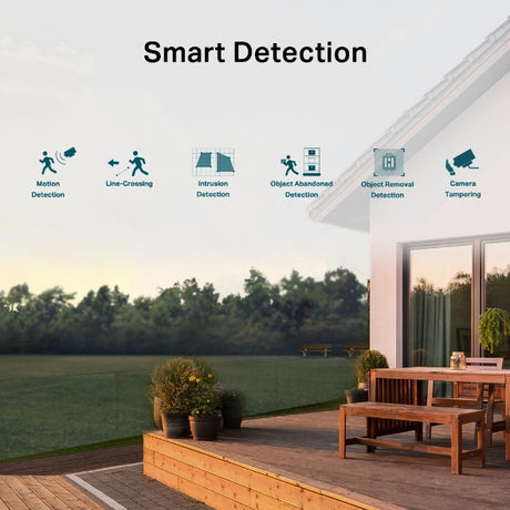 TP-Link VIGI 4MP C540(4mm) Outdoor Full-Colour Pan Tilt Network Camera, 4mm Lens, Smart Detection, 3YW