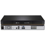 Avocent 8 Port Autoview KVM with 1 local and 1 remote users, VM and CAC, AC Power Supply with IEC C13 to C14 lead