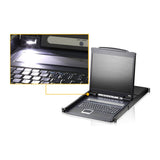 ATEN 19" 8 PORT LCD KVM Local Access Control 2YR Warranty