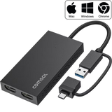 USB-C to Dual HDMI Universal Monitor Adapter