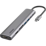 USB-C to Dual HDMI 1080p with Card Reader