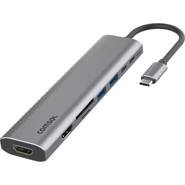 USB-C to Dual HDMI 4K with Card Reader
