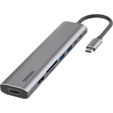 USB-C to Dual HDMI 4K with Card Reader