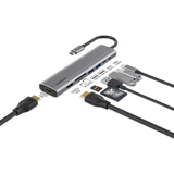 USB-C to Dual HDMI 4K with Card Reader