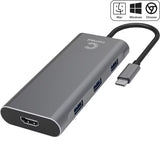 USB-C DisplayLink Dual 2K HDMI Multi-Port Adapter