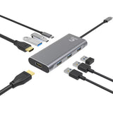 USB-C DisplayLink Dual 2K HDMI Multi-Port Adapter