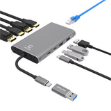 USB-C Dual 4K HDMI/DP Multi-Port Universal Adapter