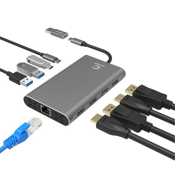 USB-C Dual 4K HDMI/DP Multi-Port Universal Adapter