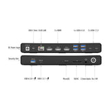 USB-C Hybrid Triple 2K HDMI Docking Station with 120W AC Adapter