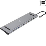 USB-C to Triple 4K HDMI Monitor Docking Station