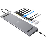 USB-C to Triple 4K HDMI Monitor Docking Station