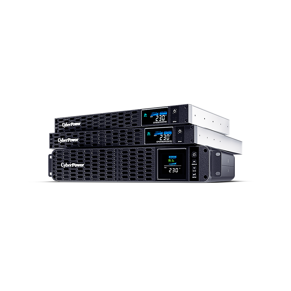 CyberPower PFC Sinewave (E) Series Short Depth Rack Mounted Line-Interactive UPS 700Va - 2000Va