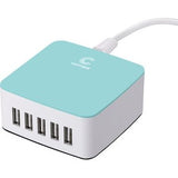 5 Port USB Desktop Charger 8A (40W)